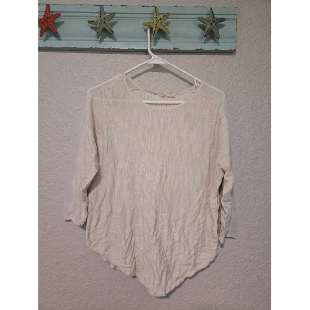 Anthro Cream Sweater